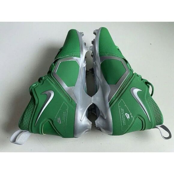Nike Oregon Ducks Alpha Menace Pro 3 Team Issued Football Cleats Men’s Sz 14.5 - Picture 11 of 13